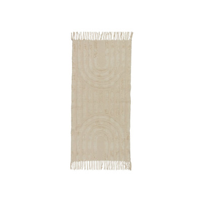 Thảm bếp | JYSK Tretorn | cotton | màu kem | R70xD140cm