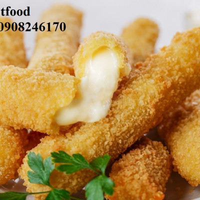 Phô Mai Que Mozzarella Stick 13 Cây Gói 500gr - Thương hiệu Đen Đỏ