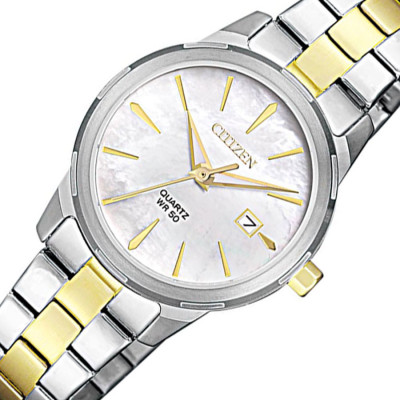Đồng Hồ Nữ Citizen Dây Thép Không Gỉ EU6074-51D - Mặt Xà Cừ 