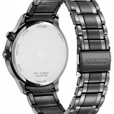 Đồng Hồ Nam Citizen Dây Kim Loại Máy Eco-Drive AP1055-87X - Mặt Xanh (Sapphire)