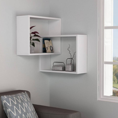 Kệ trang trí phòng khách gỗ công nghiệp SMLIFE Warner