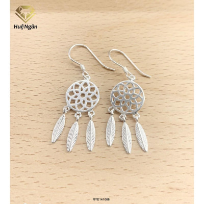 Bông tai bạc 925 Huệ Ngân - Dreamcatcher RYE141068
