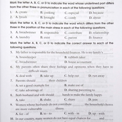  Bộ Đề Trắc Nghiệm Tiếng Anh 10 - Theo Chương Trình Mới Của Bộ GD&ĐT (2021) 