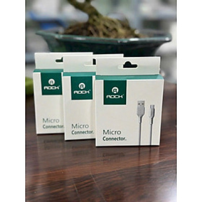 Cáp Sạc Nhanh Rock Micro - USB Dành cho Sasung,Oppo,Vivo,Realme....Hàng Nhập Khẩu
