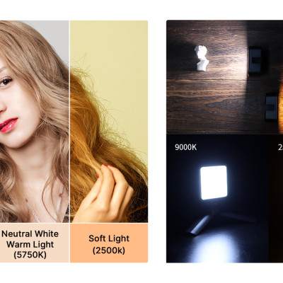 ULANZI VL49 RGB (2500-9000K) - HÀNG CHÍNH HÃNG - Đèn Led Đổi Màu RGB, tích hợp pin 2000mAh