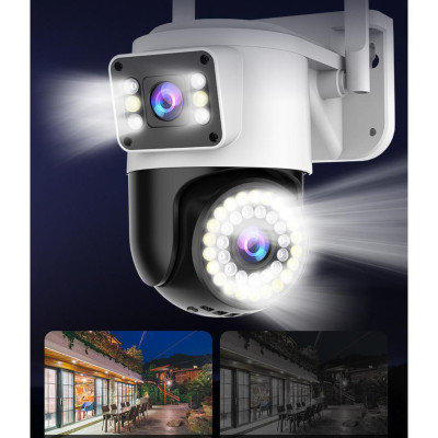 Camera IP Yoosee PTZ Ngoài Trời 2 Màn Hình 5MPX Xem Đêm Có Màu, Hỗ Trợ Đàm Thoại 2 Chiều Xoay 360 Độ - Hàng Chính Hãng