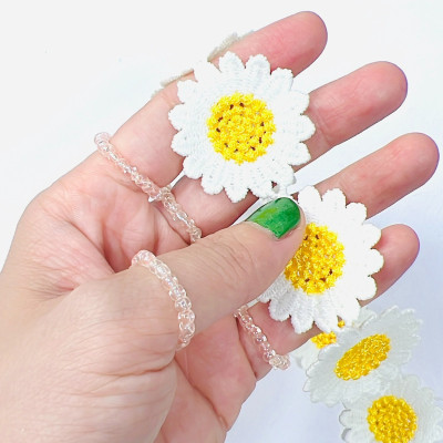 PHỤ KIỆN NỮ HANDMADE MÀU HỒNG MÃ 05 DẠNG TRÒN TRONG SUỐT LẤP LÁNH