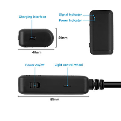 Quà Tặng Trị Giá 299K - Hàng Chính Hãng Camera Nội Soi Công Nghiệp F220 Độ Dài 5m - Đường Kính Camera 5.5mm - Chống Nước IP67 - LED  - Hành Ảnh Độ Phân Giải HD - Tích Hợp  WiFi - Tương Thích HĐH Android iOS