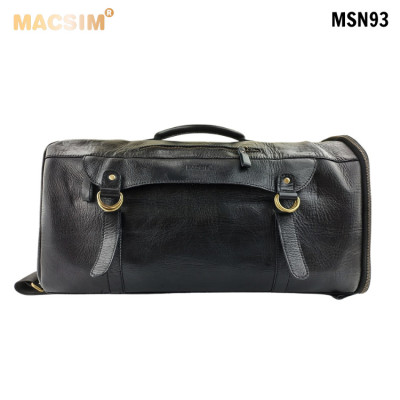 Túi Da Thật Du Lịch Macsim MSN93 – Da Bò Nguyên Miếng | Cổ Điển – Thủ Công – Chính Hãng