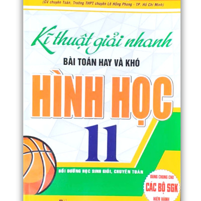Sách - Combo kĩ thuật giải nhanh bài toán và khó đại số giải tích + Hình học 11 ( HA )
