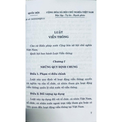 Sách - Luật Viễn Thông - NXB Chính Trị Quốc Gia