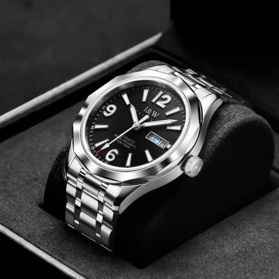 Đồng hồ nam chính hãng IW CARNIVAL IW550G-4 Kính sapphire ,chống xước,Chống nước ,Bảo hành 24 tháng,Máy cơ (Automatic),Dây kim loại thép không gỉ 316L,thiết kế đơn giản