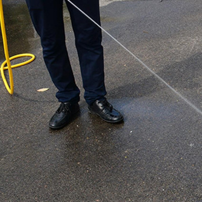 Bộ dây vòi xịt nước rửa xe, tưới cây tăng áp 3 lần, loại 3-5m (cút nhựa nối 713-1) 206846