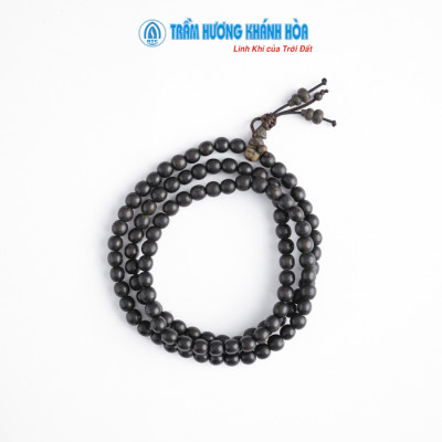 Chuỗi Trầm Hương May Mắn ATC 72556 108 Hạt 07mm Chuỗi Trầm Phong Thuỷ 