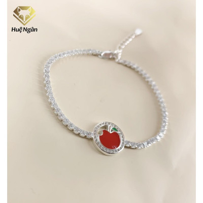 Lắc tay bạc 925 Huệ Ngân - Apple X15