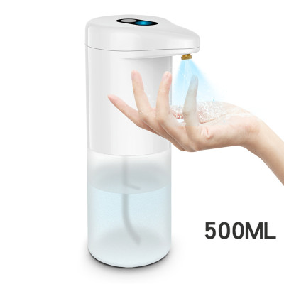 Máy phun cồn khử trùng diệt khuẩn thông minh cảm ứng tự động, dung tích 500ml, dùng pin, thích hợp với gel và dung dịch sát khuẩn