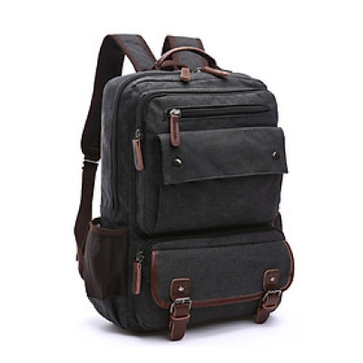Balo nam vải canvas cao cấp phong cách mới 15,6"