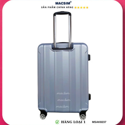 Vali cao cấp Macsim Aksen hàng loại 1 MSAK8237 cỡ 28 inch màu bạc