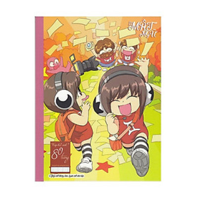 (Mua 10 Cuốn Tặng 3 Cuốn) Tập Vở Học Sinh Lớp Học Mật Ngữ 80 Trang (5 Ôly Gáy Vuông)