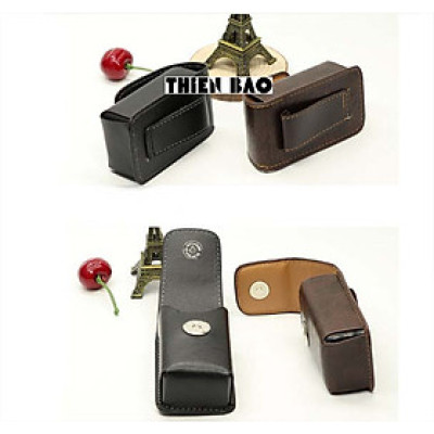Bao da có đai đeo hông BD99 chuyên dùng để đựng kính lão thị, viễn thị gấp gọn KT 8*4*3CM làm thủ công HANDMADE bằng tay chắc chắn