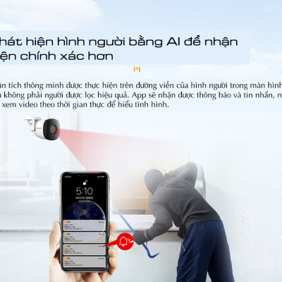 Camera IP ngoài trời IMOU BULLET 2C F22P F42P Full HD Wifi Hotspot, chống nước - Hàng chính hãng