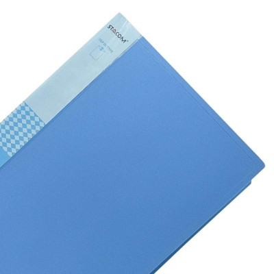 Bìa 20 Lá Stacom A4 D20A - Màu Xanh