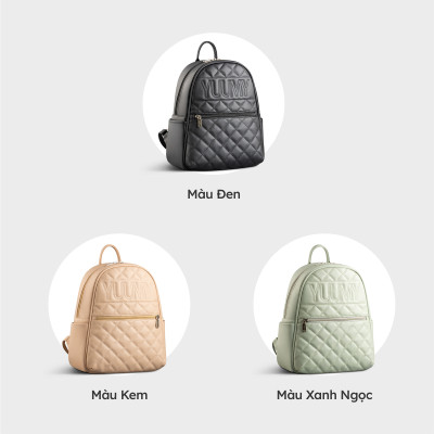Balo Yuumy ( Thời trang nữ dập chỉ cỡ lớn - Balo da Seasand YBA95 )