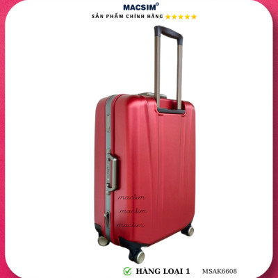 Vali cao cấp Macsim Aksen hàng loại 1 MSAK6608 cỡ 28 inch-màu đỏ