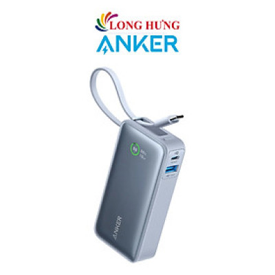 Sạc dự phòng Anker Nano Power Bank 1USB 1Type-C 30W 10000 mAh A1259 - Hàng chính hãng