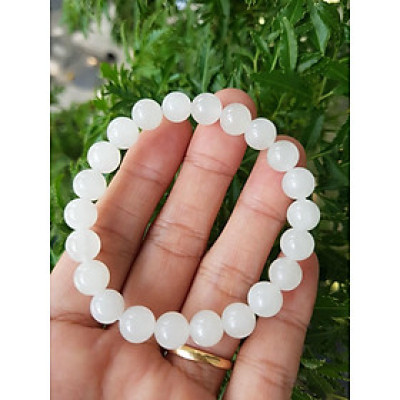 Vòng tay bạch ngọc thiên nhiên