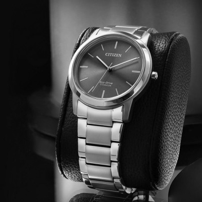 Đồng Hồ Nam Citizen Dây Titanium AW2020-82H - Mặt Xám (Sapphire)