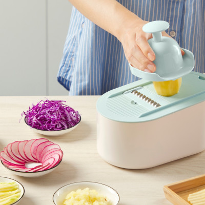 Bộ Nạo Cắt Rau Củ Quả Đa Năng YOKO Có Nhiều Lưỡi Thay Thế - Hàng chính hãng Inochi ( Tặng kèm khăn lau PaKaSa) 