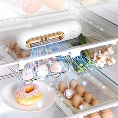 Máy Khử Mùi Tủ Lạnh Máy Lọc Không Khí Mini Diệt Khuẩn 2in1 Tạo Ion Tích Hợp Công Nghệ Ozone