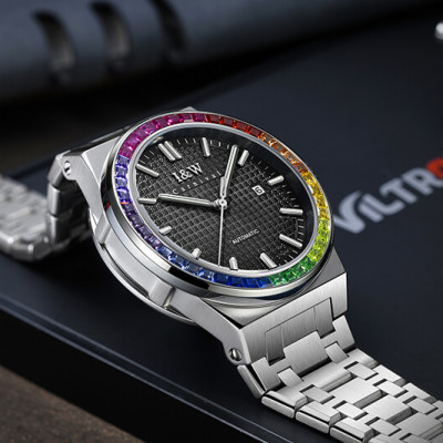 Đồng hồ nam chính hãng IW Carnival IW716G-5 ,Kính sapphire,chống xước,Chống nước30m,BH24 tháng,Máy điện tử(pin),dây da