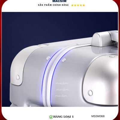 Vali cao cấp Macsim Smooire MSSM368cỡ 20 inch màu bạc - Hàng loại 1