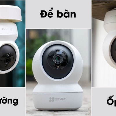 Camera Wifi Trong Nhà EZVIZ C6N 4MP 2K Quay Quét 355 độ - Đàm thoại 2 chiều - Hàng Chính Hãng