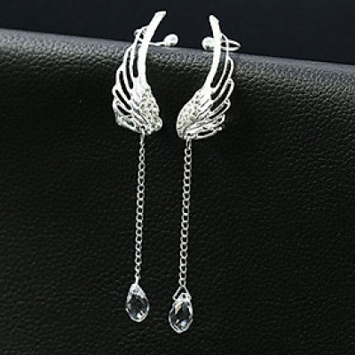 Bông tai khuyên tai cánh thiên thần giọt lệ phong cách cổ trang nổi bật