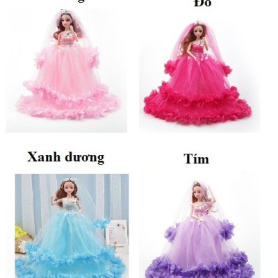 Búp bê Barbie công chúa-Cô dâu DRU - Hàng Chính Hãng