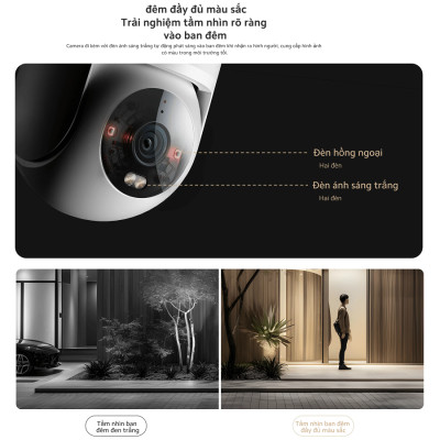 Camera Ngoài Trời 2.5K Xiaomi Outdoor Camera CW300 EU _  Hàng Chính Hãng , Bảo Hành 12 Tháng