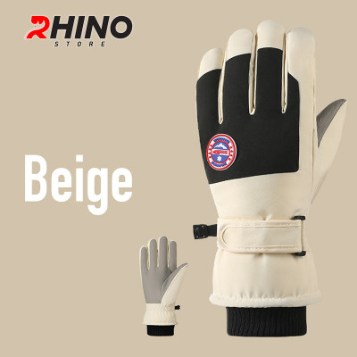 Găng tay chống gió lạnh Rhino G905 lót lông cừu nam nữ cảm ứng điện thoại