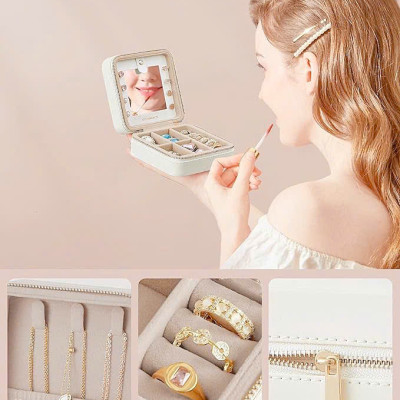 Hộp đựng trang sức Songmics JBC146BEV2 Hàng chính hãng