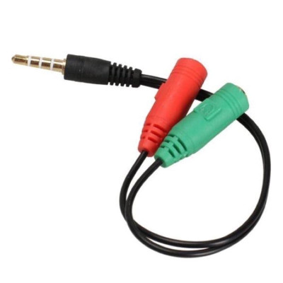 Cáp Chia Mic và Loa cho Điện thoại hát Karaoke