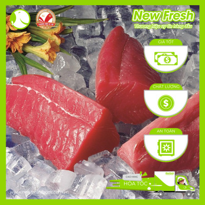 [GIAO NHANH HCM] Cá Ngừ Đại Dương Fillet Phần Đuôi - Túi 500Gr