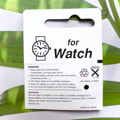 Pin Maxell Nhật Bản SR416SW / 337 Hàng Chính Hãng Made in Japan