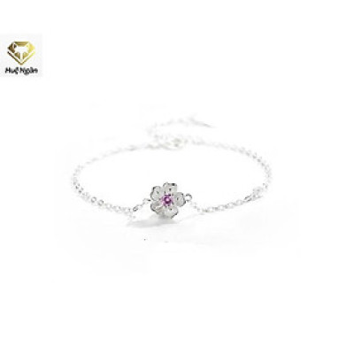 Lắc tay bạc 925 Huệ Ngân - Hoa anh đào RYB140090