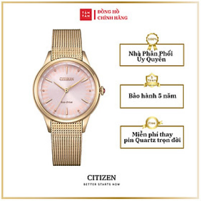 Đồng hồ Nữ Citizen Eco-Drive EM0818-82X 32.5mm