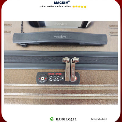 Vali cao cấp Macsim Smooire MSSM1233-2 cỡ 21 inch màu gold hàng loại 1