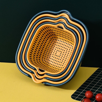 Sét Rỗ Nhựa Đựng Rau Củ Quả 6 Món 3 Kích Cỡ Đa Năng - PaKaSa - Hàng Chính Hãng 