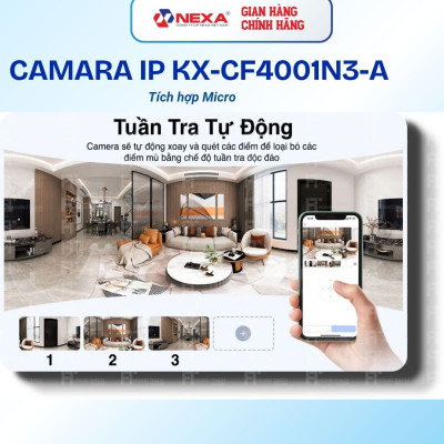 Camera IP Thông Minh Nexa NX-DL4001AB, Tầm Nhìn Xa 60m, Chống Nước IP67, Chuyển Động Thông Minh - Hàng Chính hãng bảo hành 24 tháng