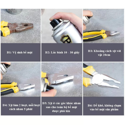 Sơn Bạc Mạ Chrome màu inox Sáng Bóng 350ml - Chai Sơn Mạ Siêu Bóng-Sơn xe - sơn mọi vật liệu